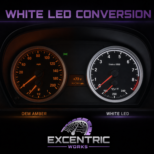 BMW Cluster White LED Conversion